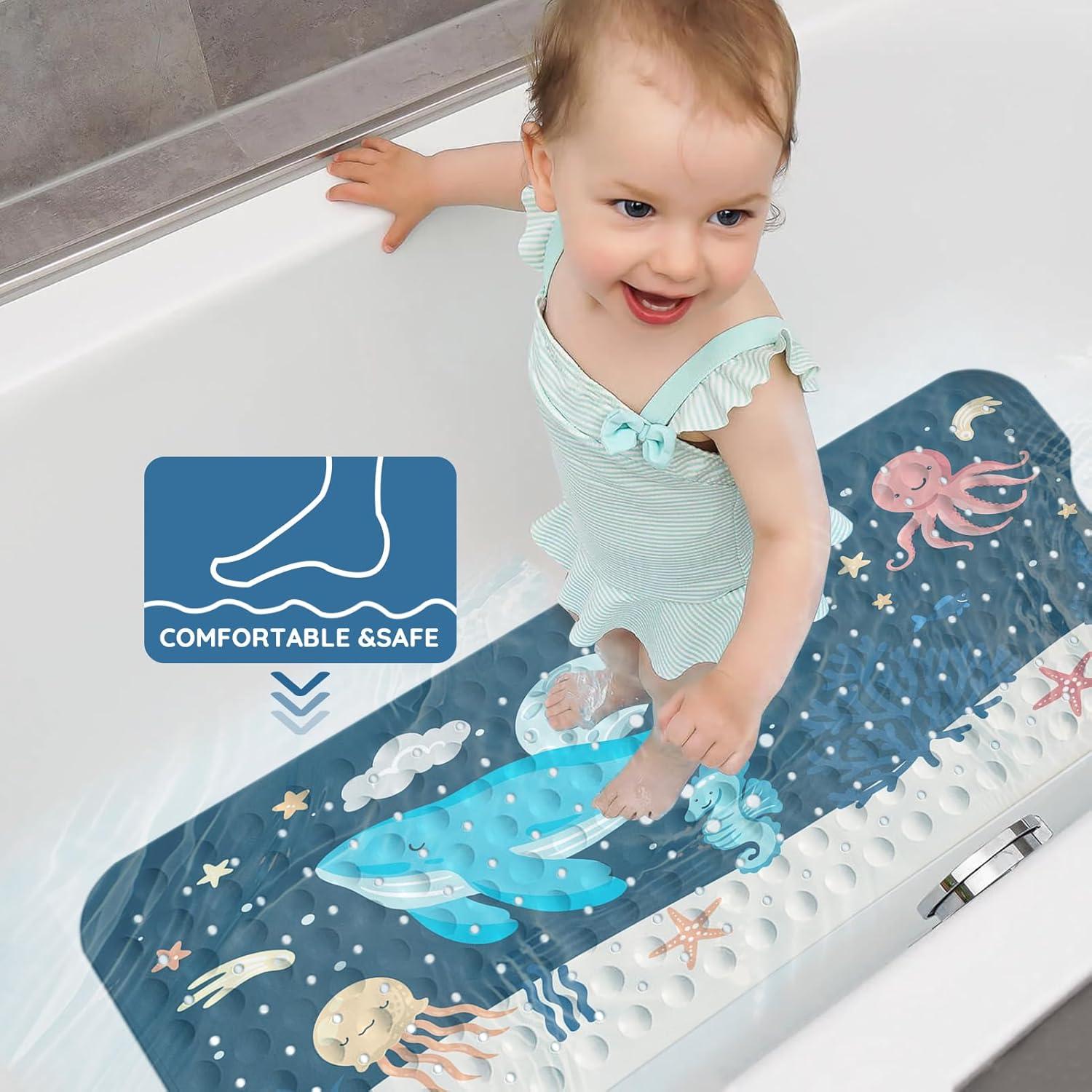 Alfombrilla de baño antideslizante Lnond 101.6 x 40.6 cm