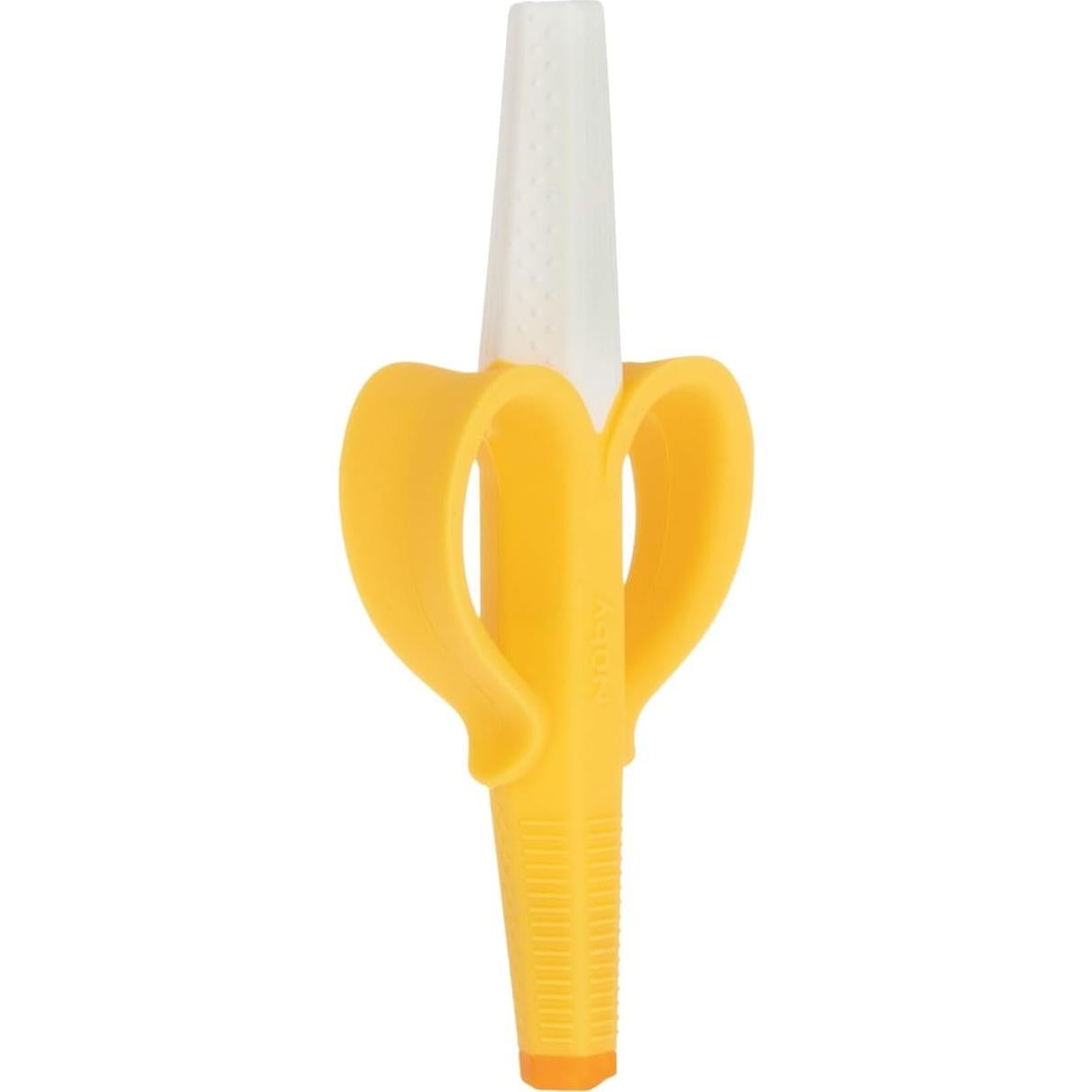 Mordedor de Silicona Nuby Banana 100% Suave para Bebés 3+ Meses