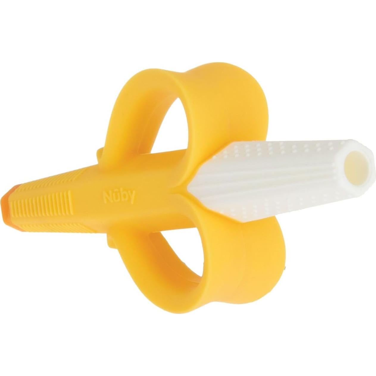 Mordedor de Silicona Nuby Banana 100% Suave para Bebés 3+ Meses
