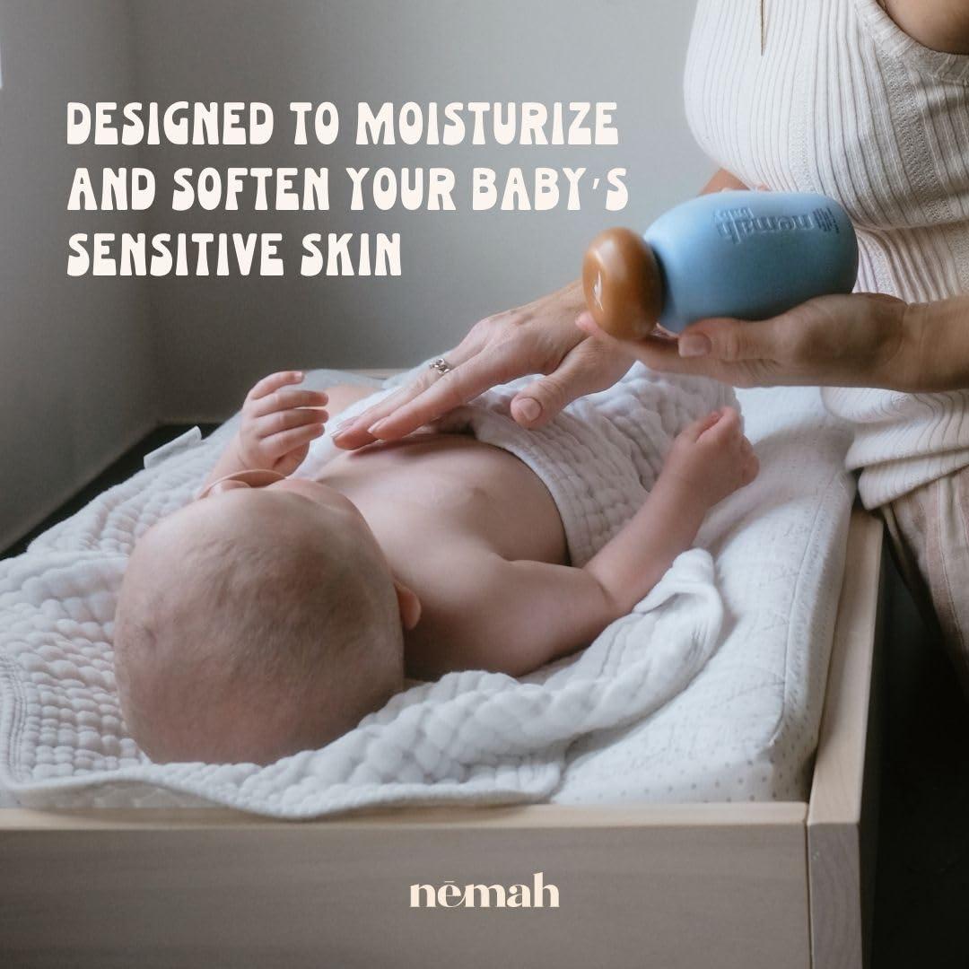 Loción Calmante para Bebés Nemah 289.6 ml - Orgánica y Vegana