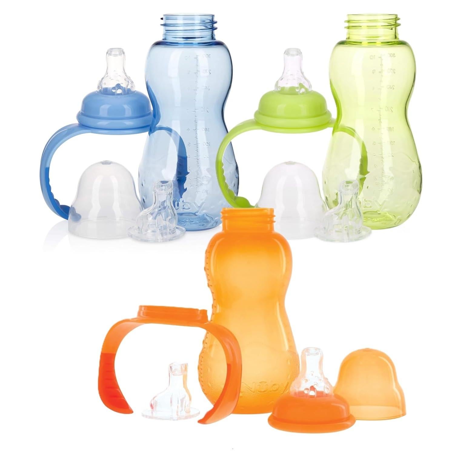 Botella de Lactancia Nuby Crece Contigo 3 Etapas 330ml