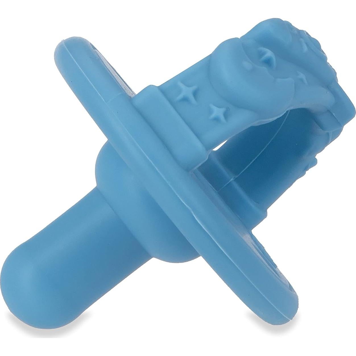 Chupetes Nuby 3-D Sili Soother Silicona 0+ Meses Paquete 2