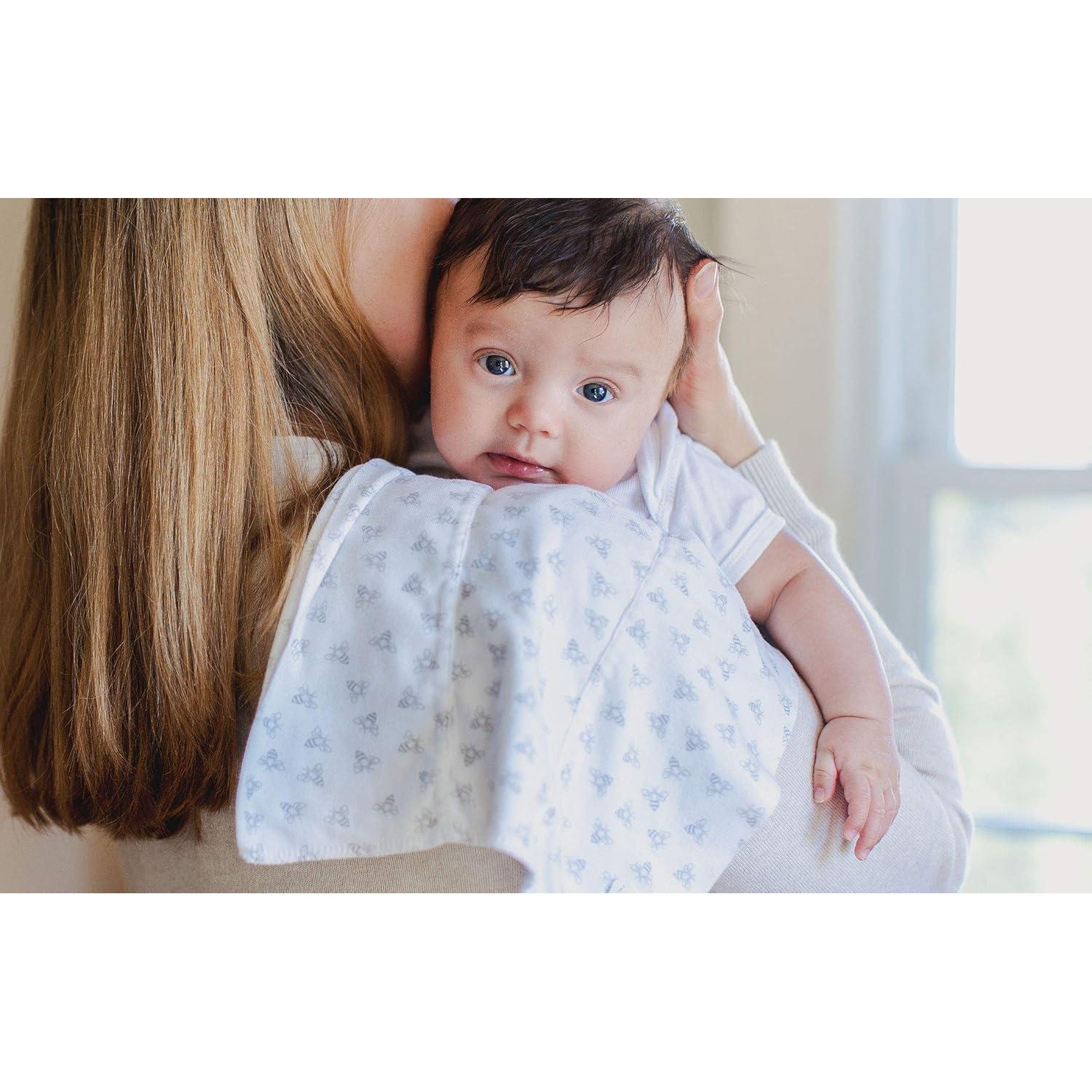 Paquete de 5 Paños de Eructo Burt's Bees 100% Algodón Orgánico