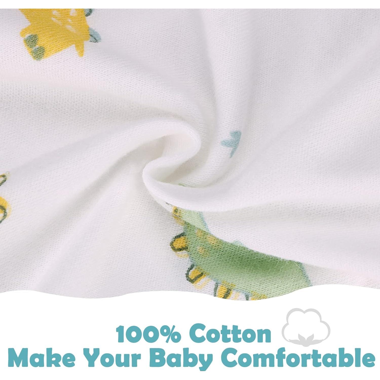 Saco de Dormir Swaddle 2 en 1 JULYFIRE 100% Algodón 0-3 Meses