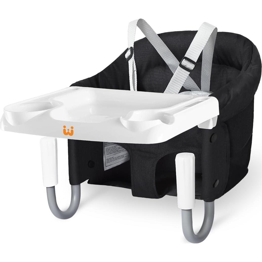Silla Alta Portátil MTWML con Gancho y Bandeja para Bebés