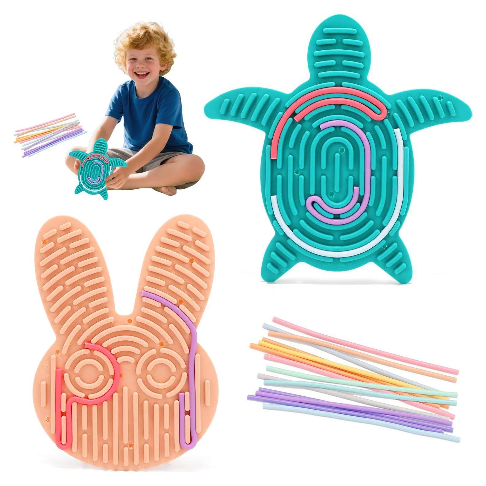 Juego de Tablero Sensorial Doble Cara Nuohua 2 Piezas 14.99x10.67cm