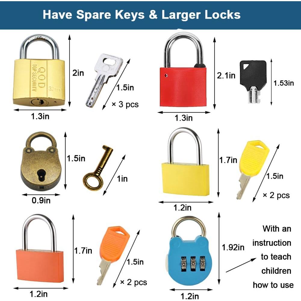 Juego Educativo Montessori Inslat de Llave y Cerradura 6 Estilos