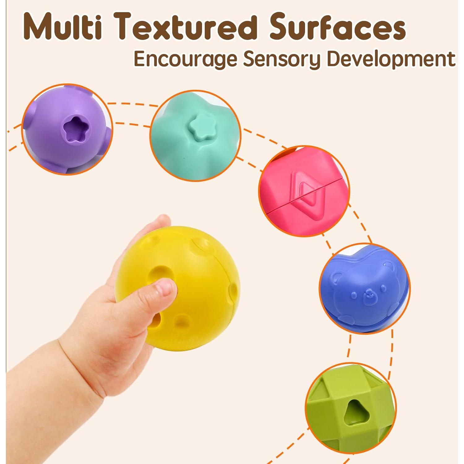 Cubo de Actividad Sensorial AiTuiTui 7 en 1 para Bebés