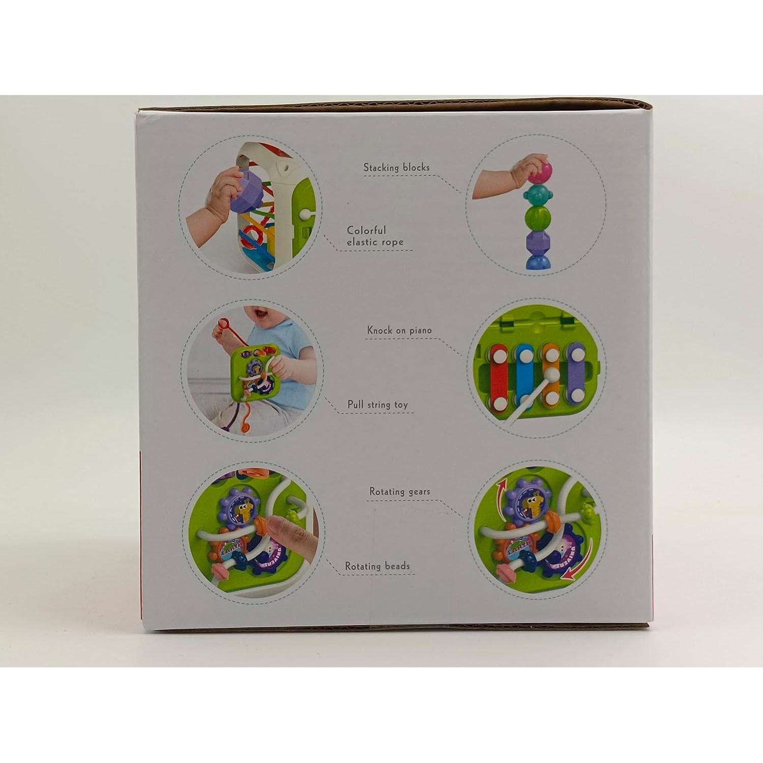 Cubo de Actividad Sensorial AiTuiTui 7 en 1 para Bebés