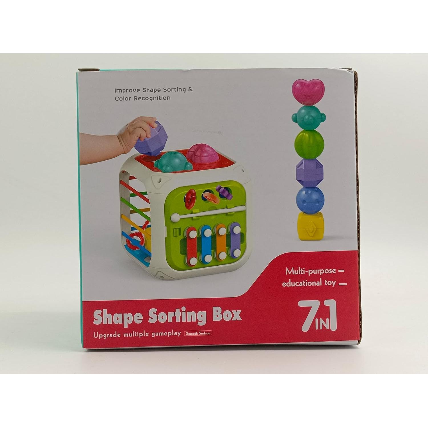 Cubo de Actividad Sensorial AiTuiTui 7 en 1 para Bebés