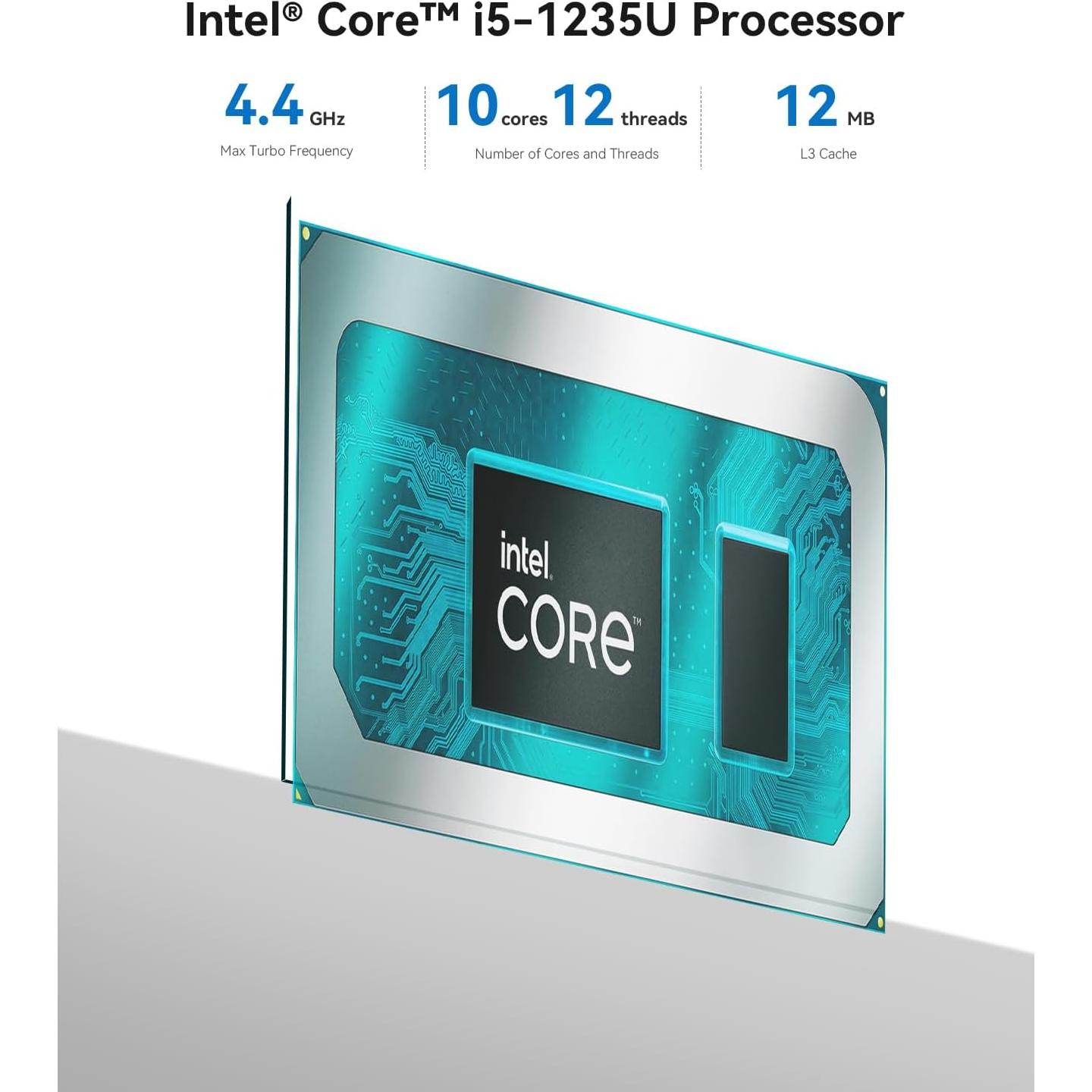 Mini PC Beelink EQi12 Intel i5 1235U 16GB RAM 500GB SSD