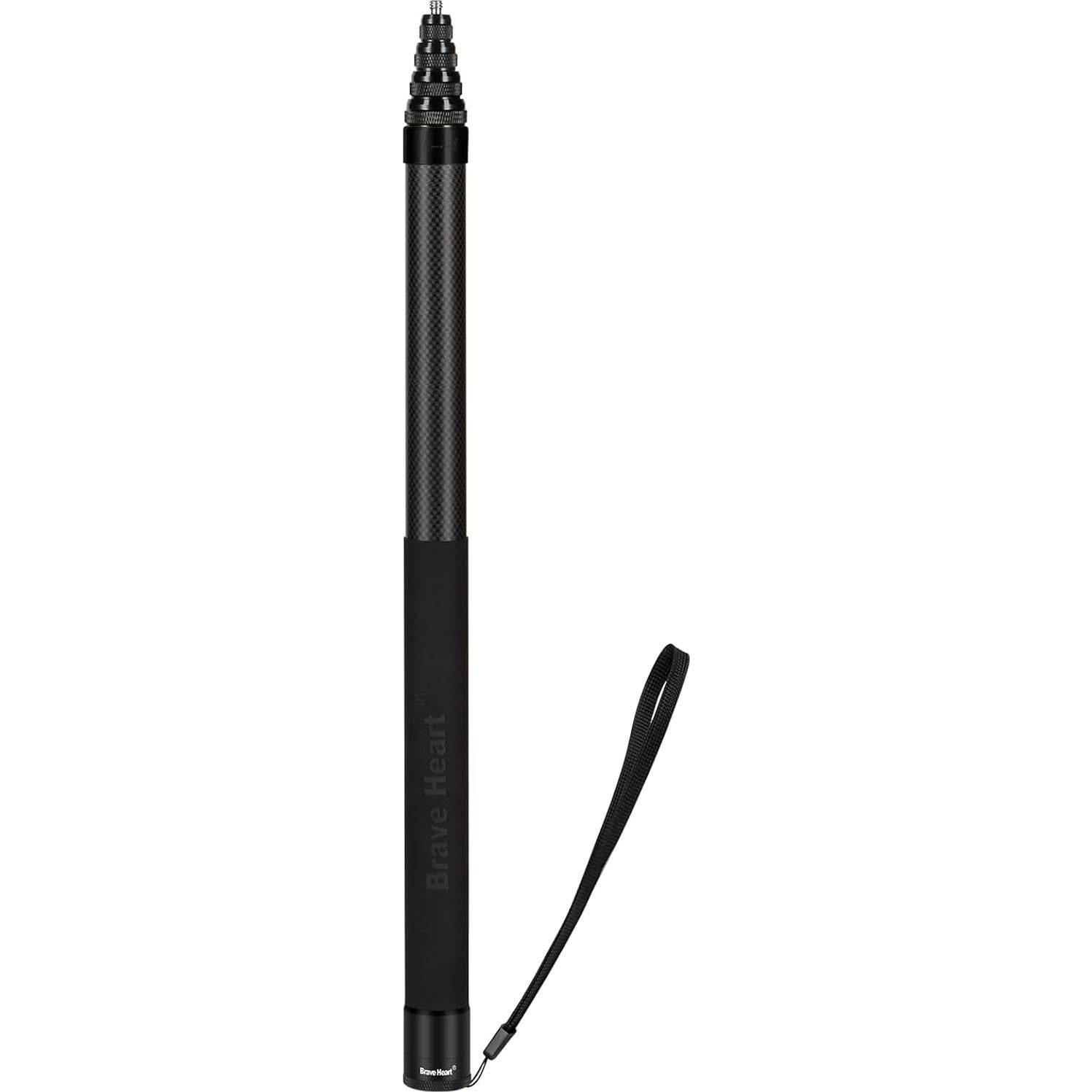 Palo de Selfie Telescópico Funnyfox 3m Carbono Negro