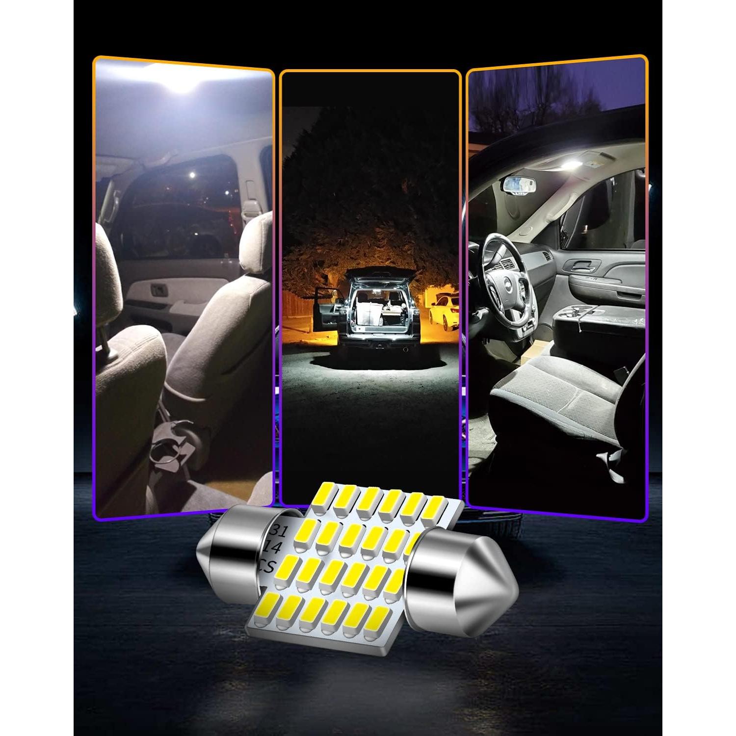 Bombillas LED LUYED DE3175 31mm Blanco Xenón 2 Piezas