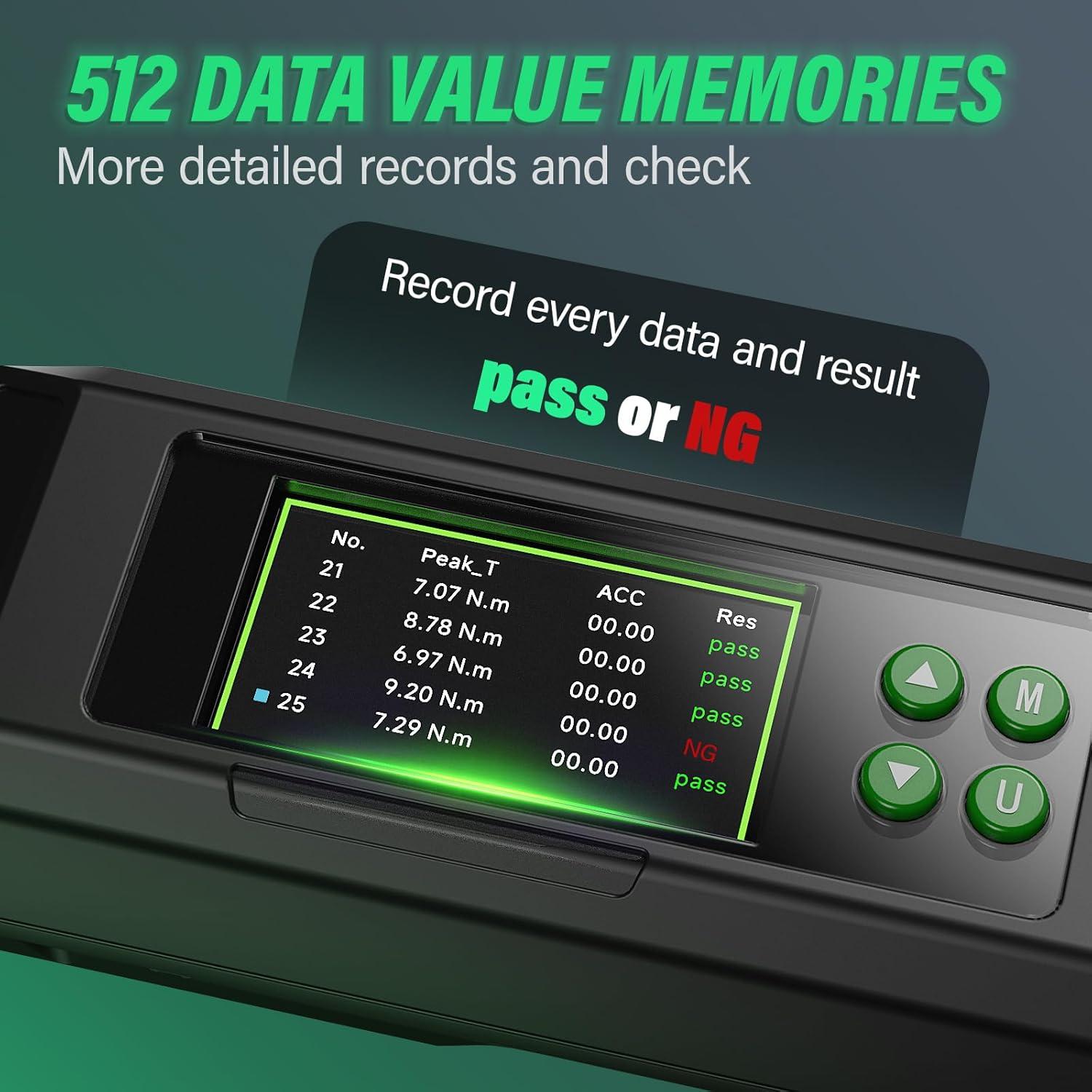 Llave de Torque Digital LLAVETOR dt22 3-60 N.m con Buzzer y LED