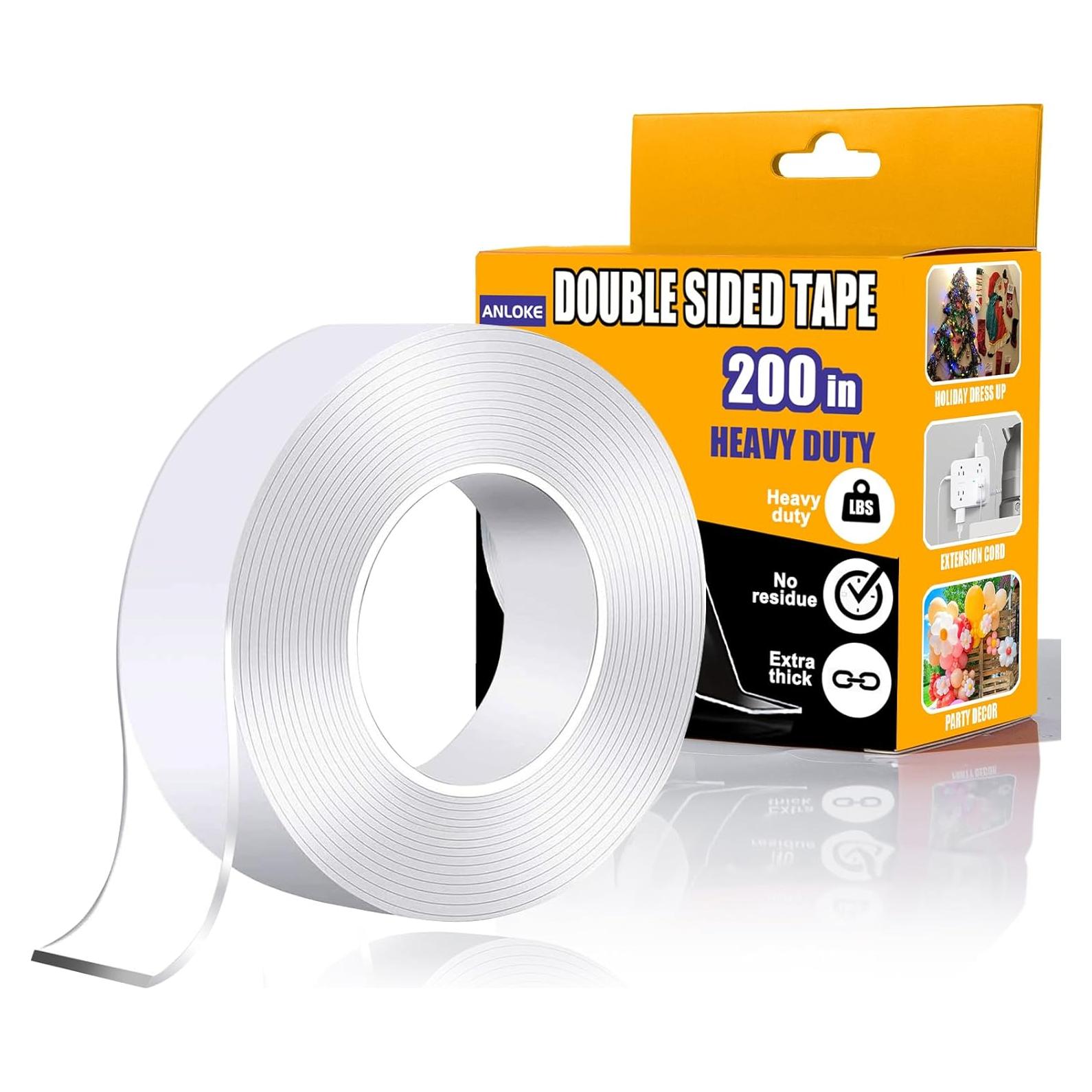 Cinta Doble Cara ANLOKE 5.08 m Alta Resistencia Reutilizable