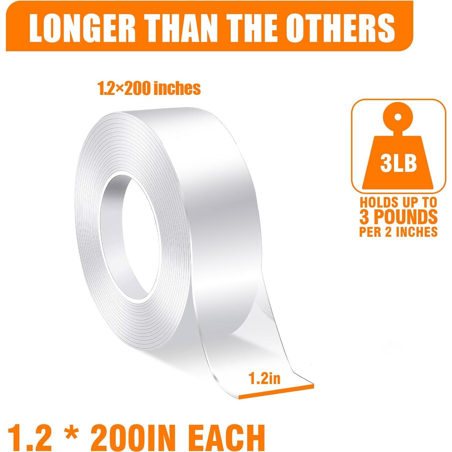 Cinta Doble Cara ANLOKE 5.08 m Alta Resistencia Reutilizable