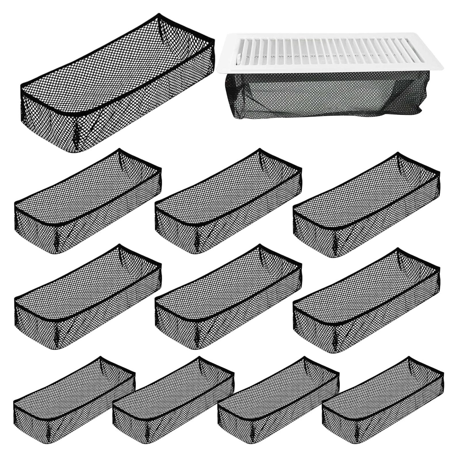 12 Trampas de Registro de Piso LOSYHU 10.16 x 25.4 cm Malla