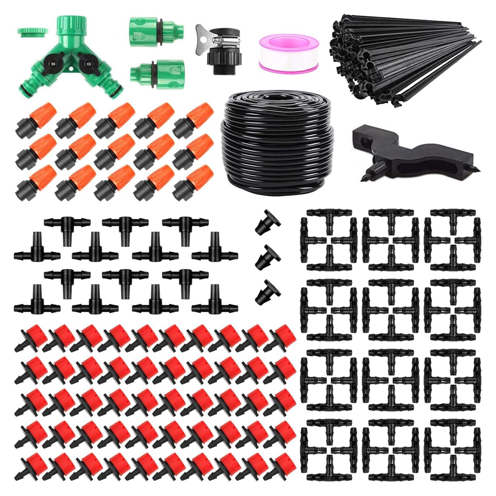 Sistema de Riego por Goteo Qweilian 50.29m Ahorro de Agua