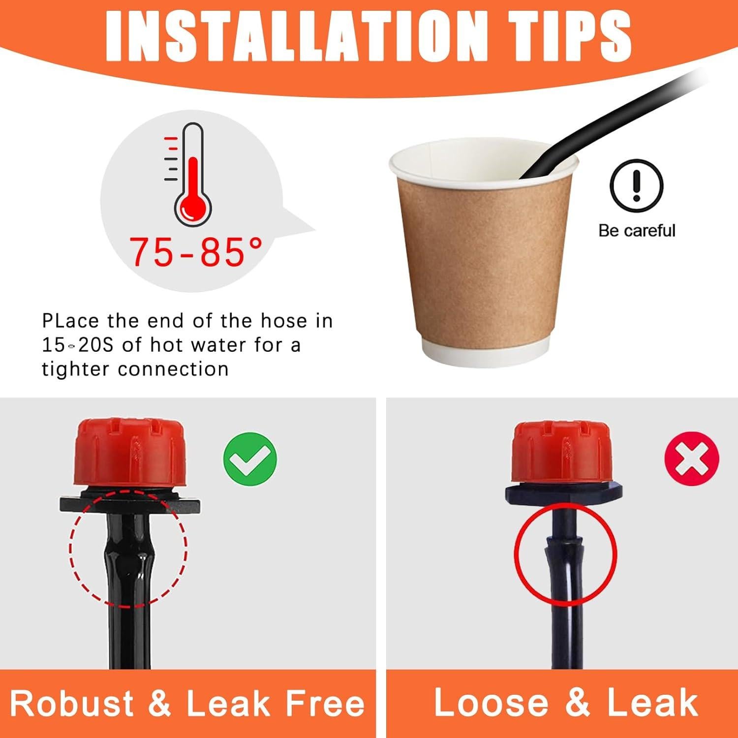 Sistema de Riego por Goteo Qweilian 50.29m Ahorro de Agua