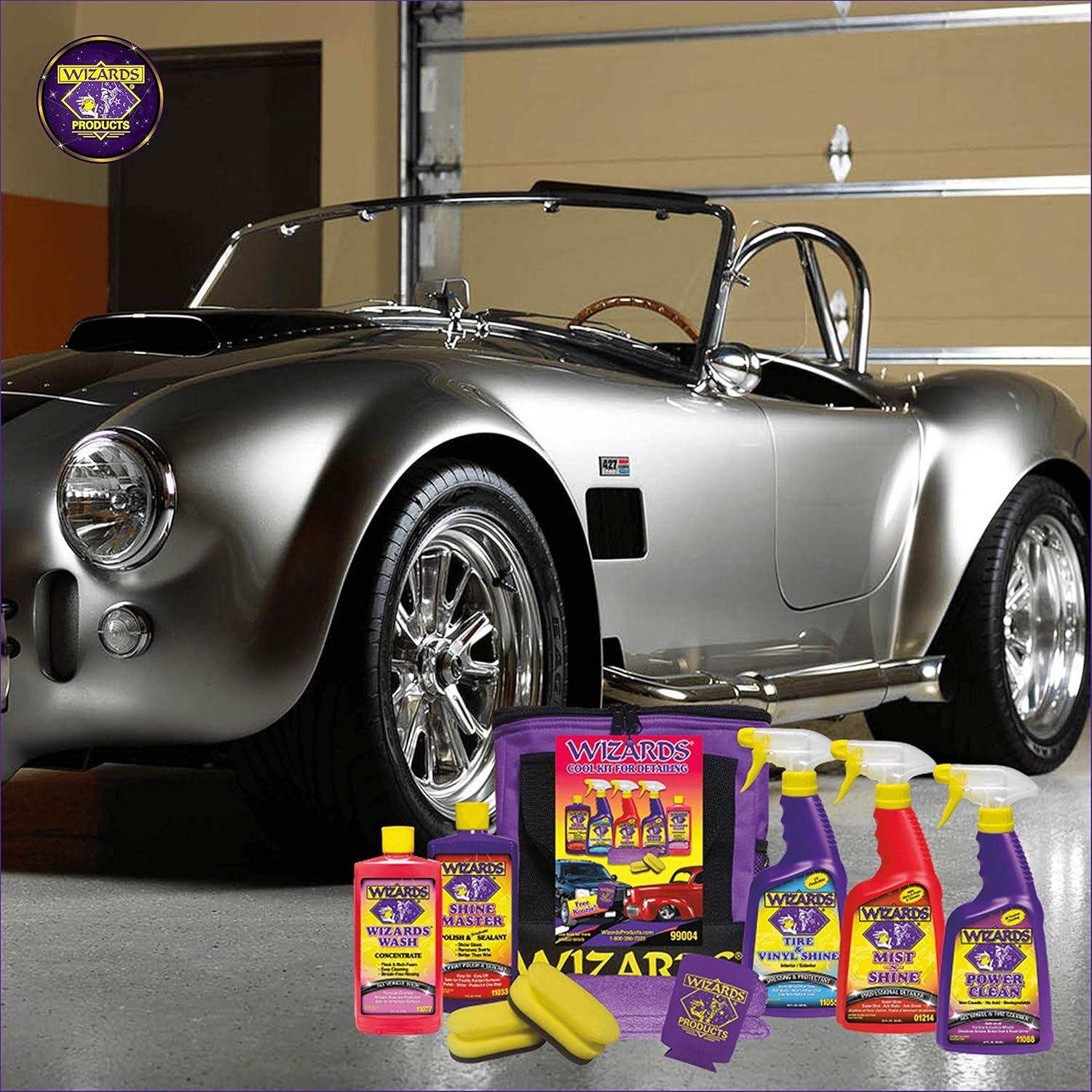 Kit de Detalle de Autos Wizards 7 Piezas - Limpieza Premium