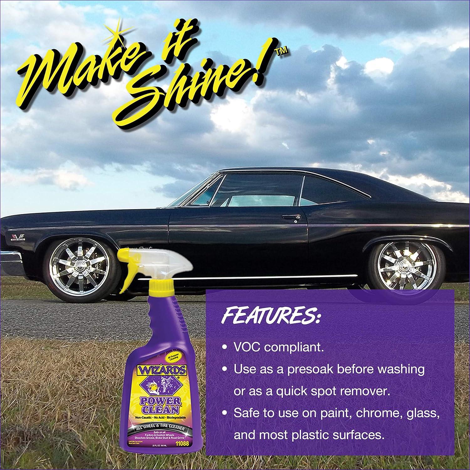 Kit de Detalle de Autos Wizards 7 Piezas - Limpieza Premium