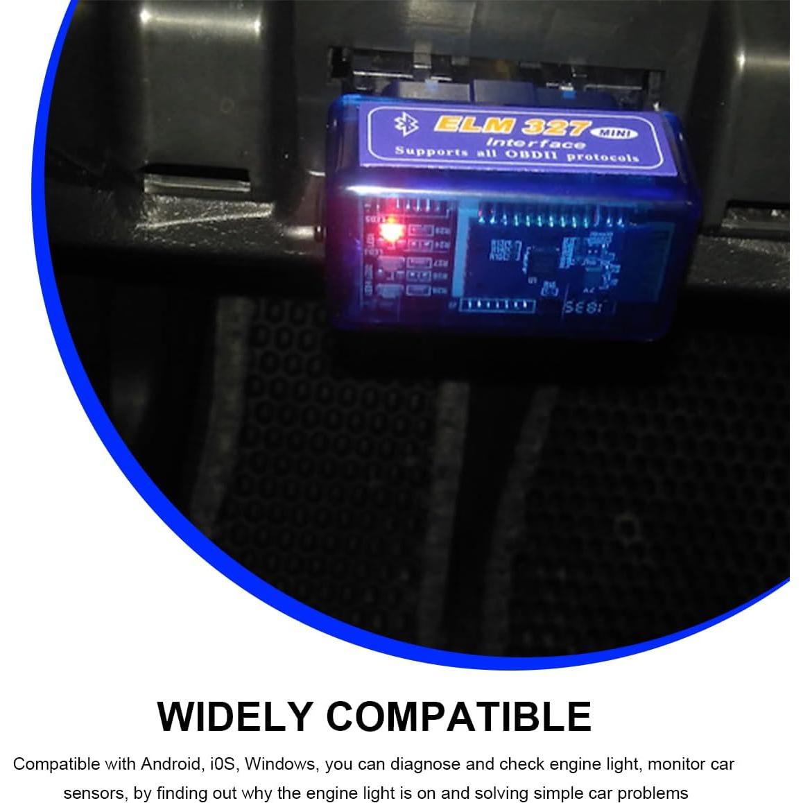 2 PCS Escáner de Diagnóstico OBDII NYTKL ELM327 Bluetooth