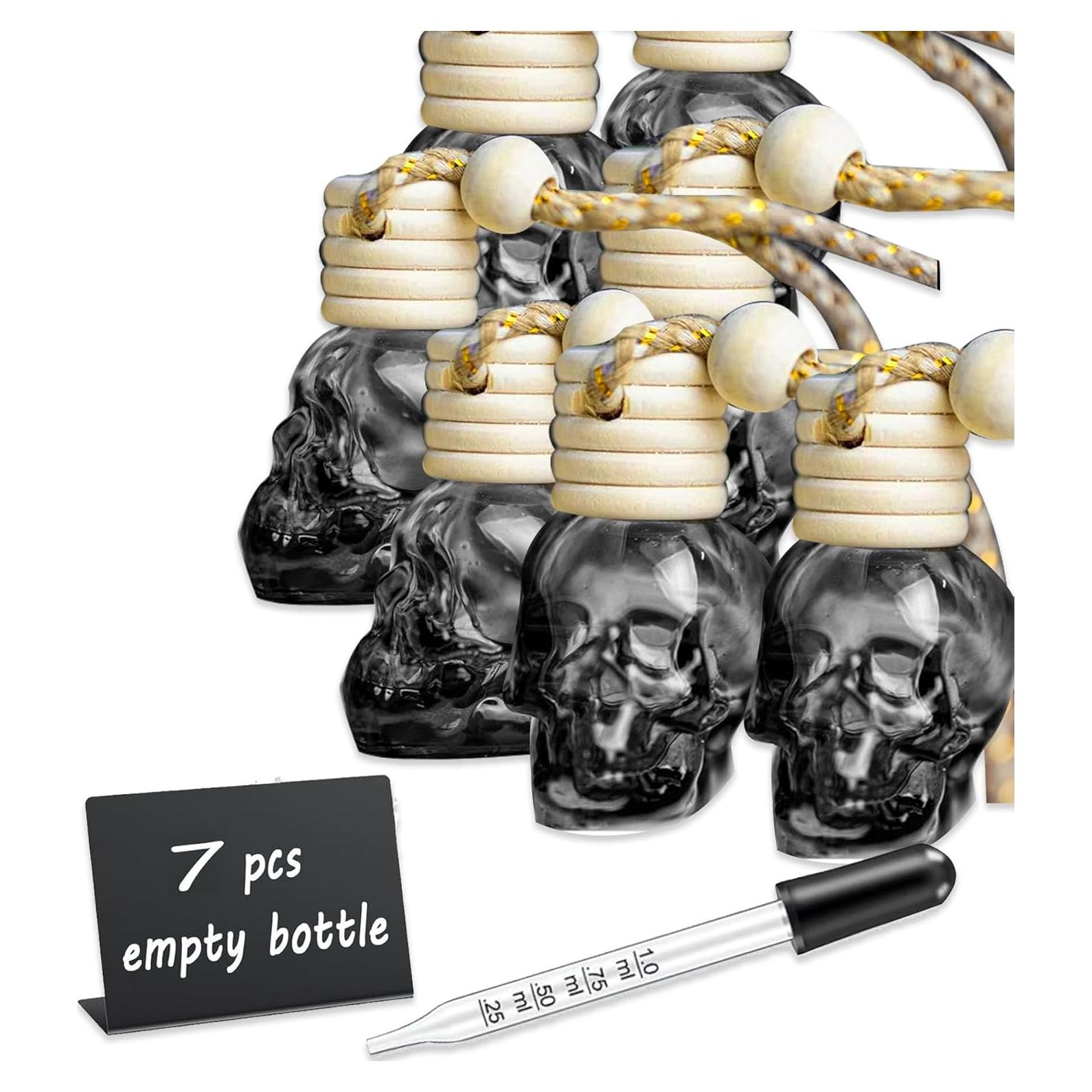 7 Botellas de Vidrio Difusor Aromaterapia Auto MINELEVEN 8ml