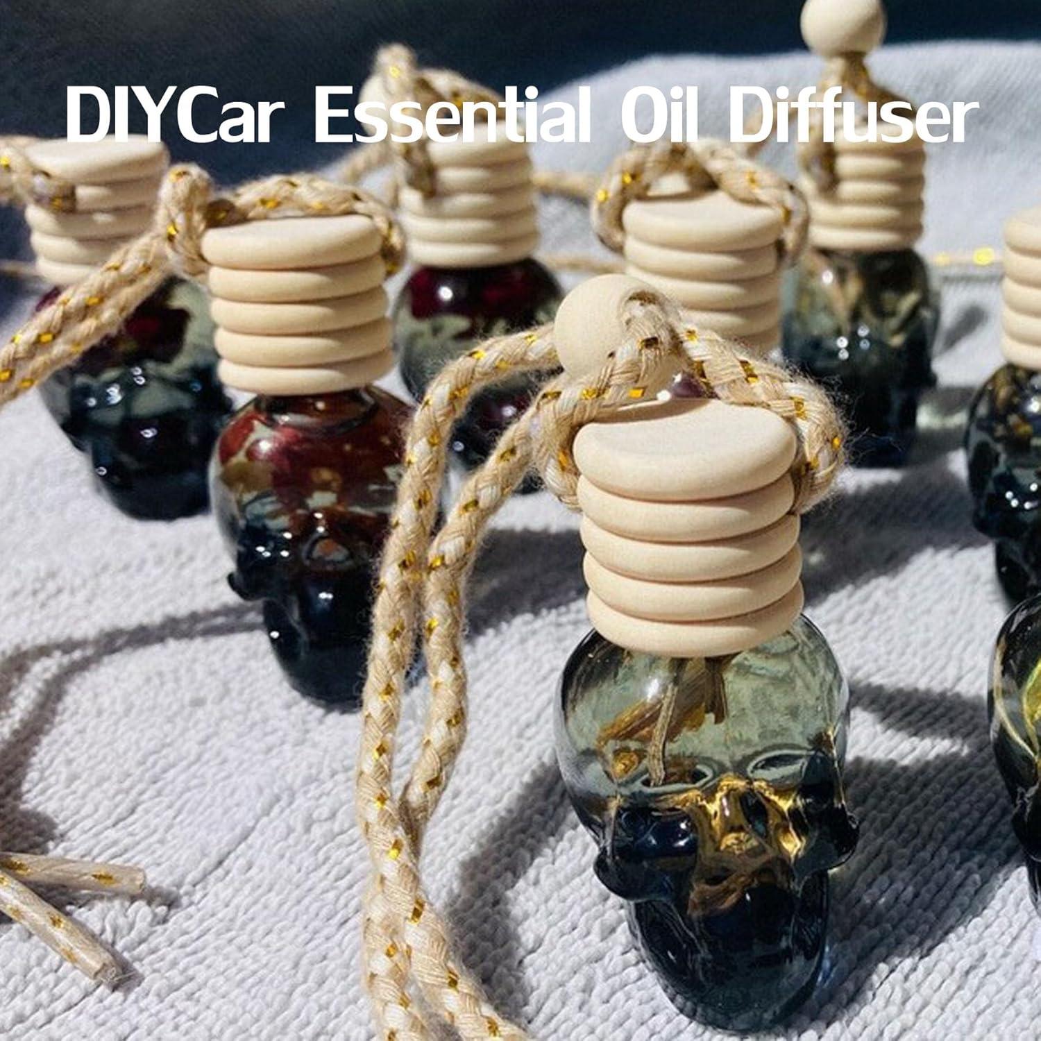 7 Botellas de Vidrio Difusor Aromaterapia Auto MINELEVEN 8ml