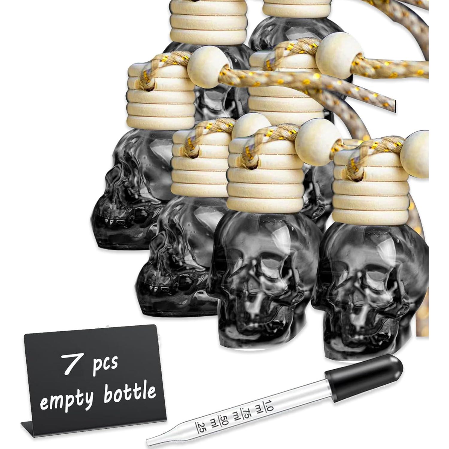 7 Botellas de Vidrio Difusor Aromaterapia Auto MINELEVEN 8ml