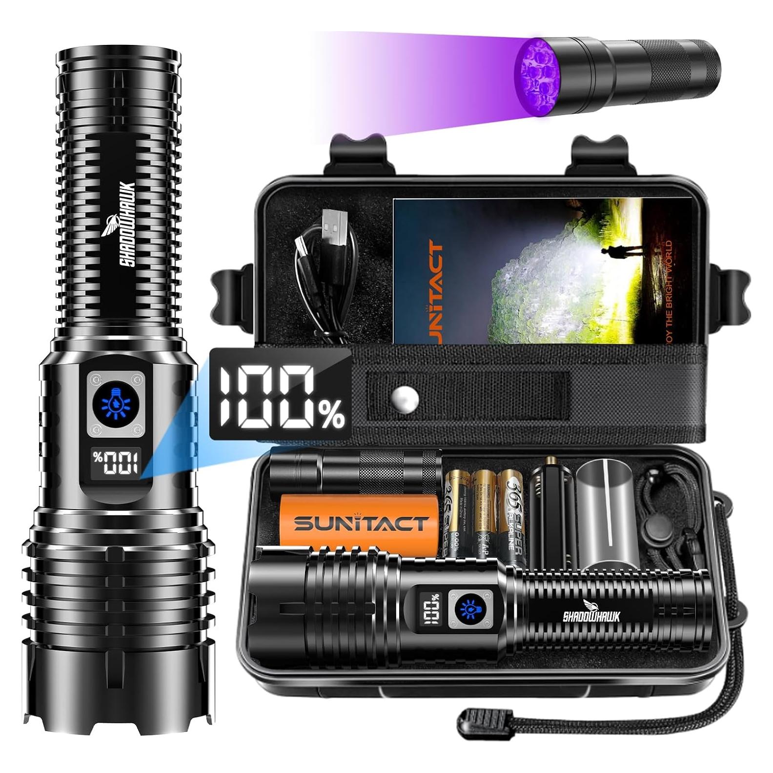 Linterna Recargable Sunitact ST1695 2000 Lúmenes LED IP67