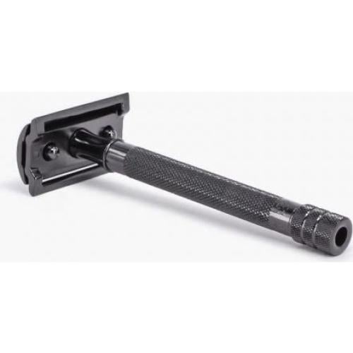 Maquinilla de Afeitar MERKUR 23B Doble Cuchilla Mango Largo Negro