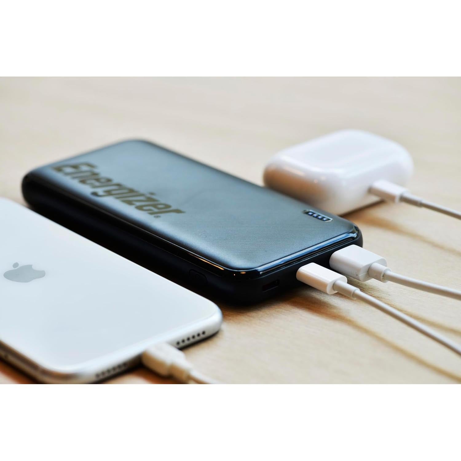 Cargador Portátil Energizer 10000mAh Carga Rápida 22.5W