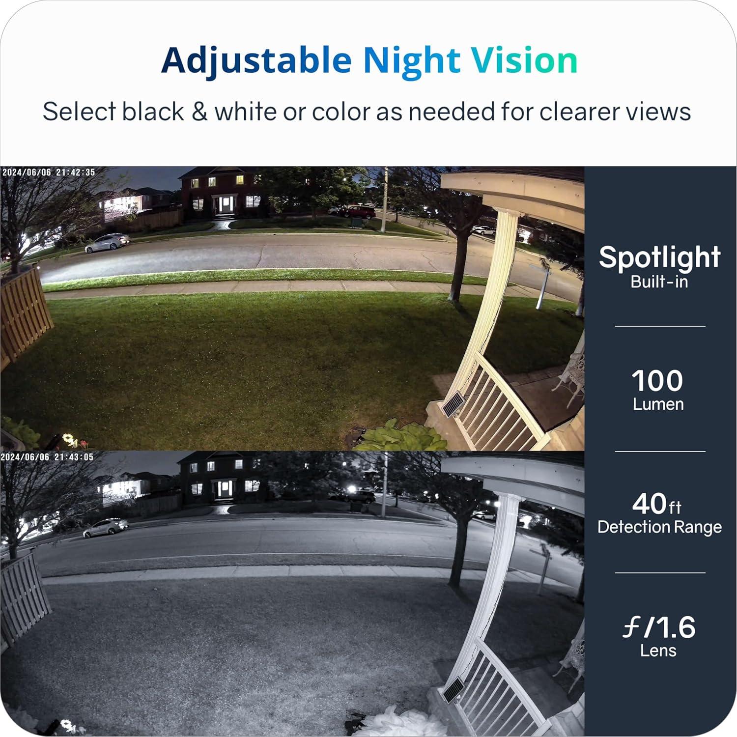 Cámaras de Seguridad Inalámbricas 4K Safemo con IA y Solar