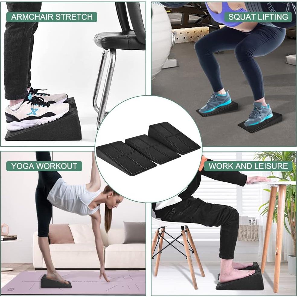 Cuña de Sentadilla Inclinada Grope para Estiramiento de Pantorrillas