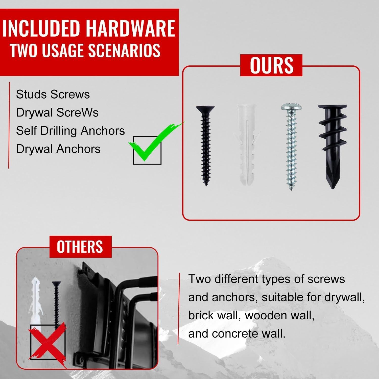 Soporte de Almacenamiento de Herramientas Aking Ace 159kg Negro