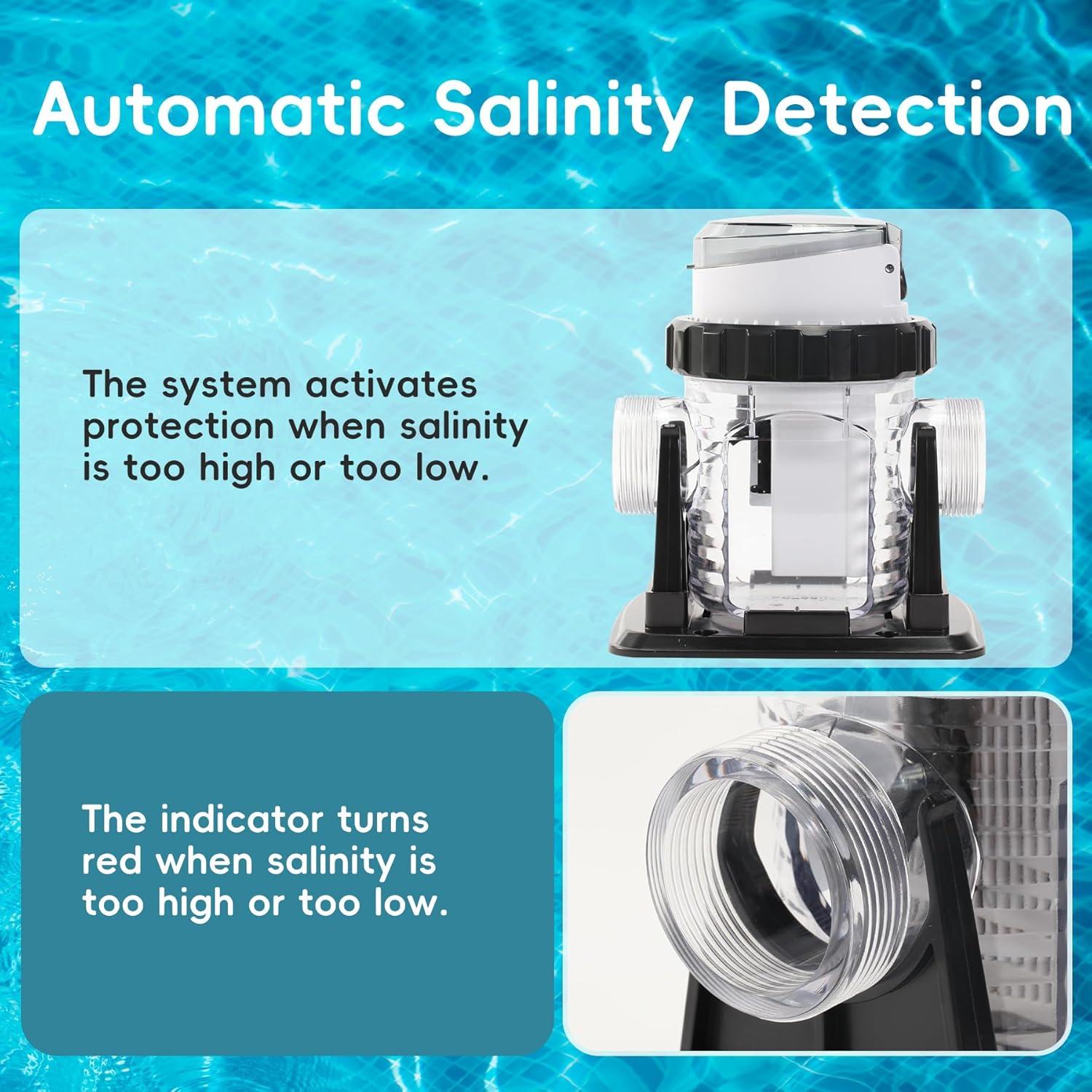 Clorador de Agua Salada SWIMPULSE SPMA05 para Piscinas 18927L