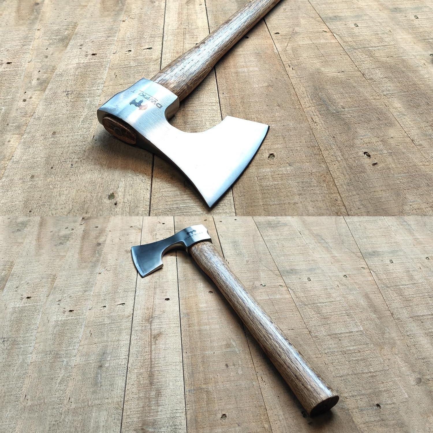 Hacha de Lanzamiento DWFKHT 41.91 cm Acero 1065 Mango Madera