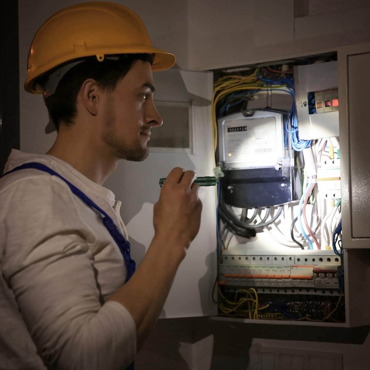 Hortsun 10 Linternas Mini LED con Clip 9 cm - Regalo Día del Padre