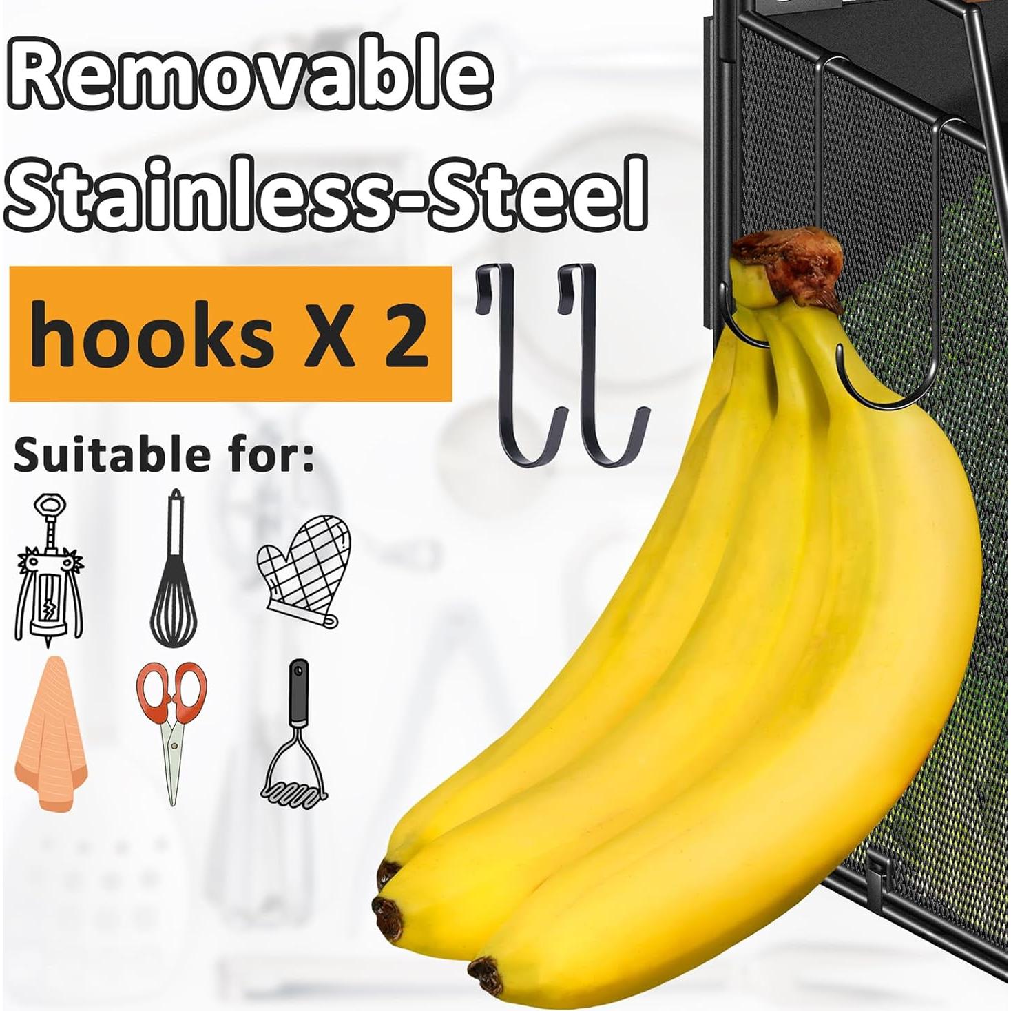 Estante Magnético Homecor para Refrigerador - Organizador de Cocina