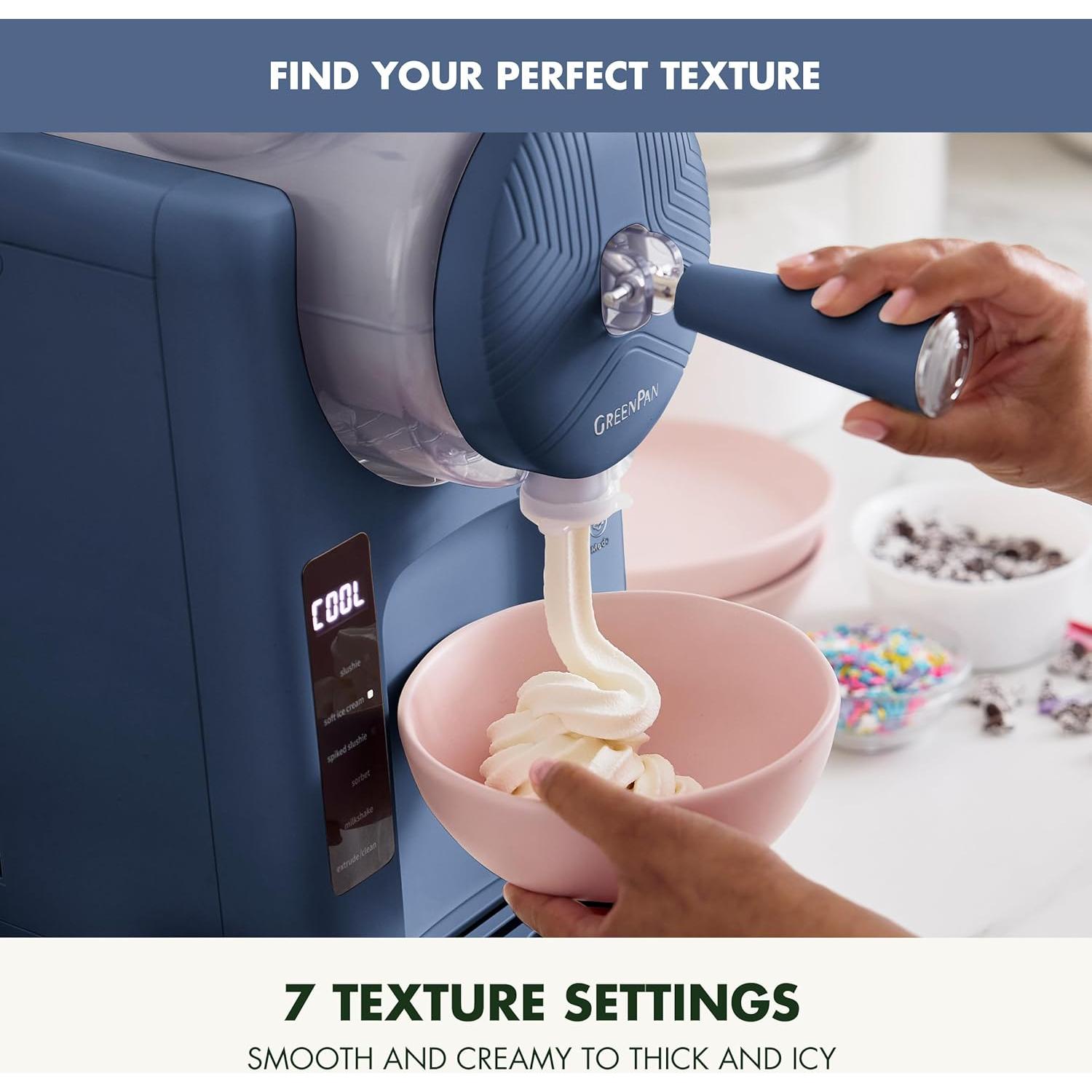 Máquina de Helados GreenPan Frost 15-en-1 1.89L Azul Berrie