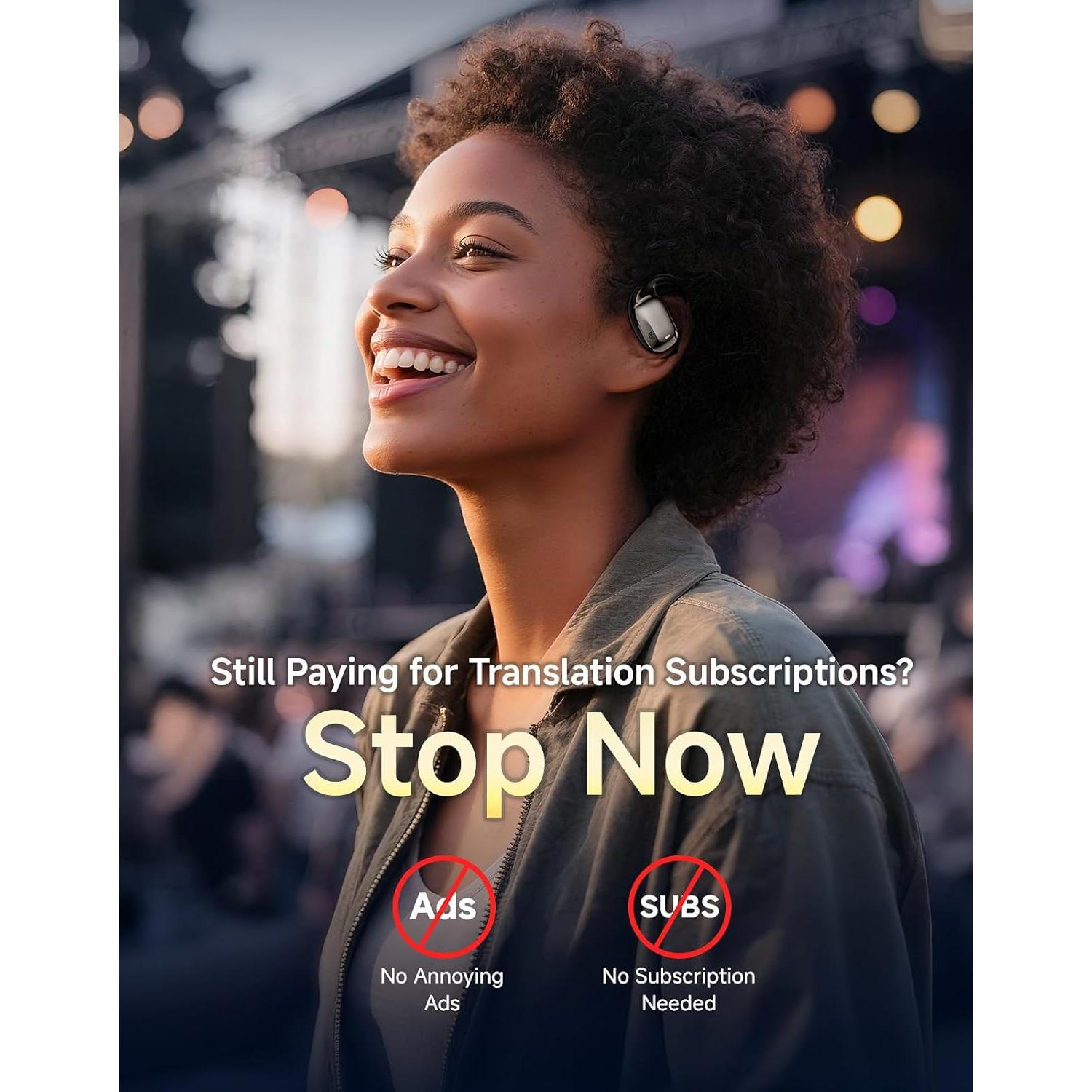 Auriculares Inalámbricos de Traducción AI JOYHOOD 144 Idiomas