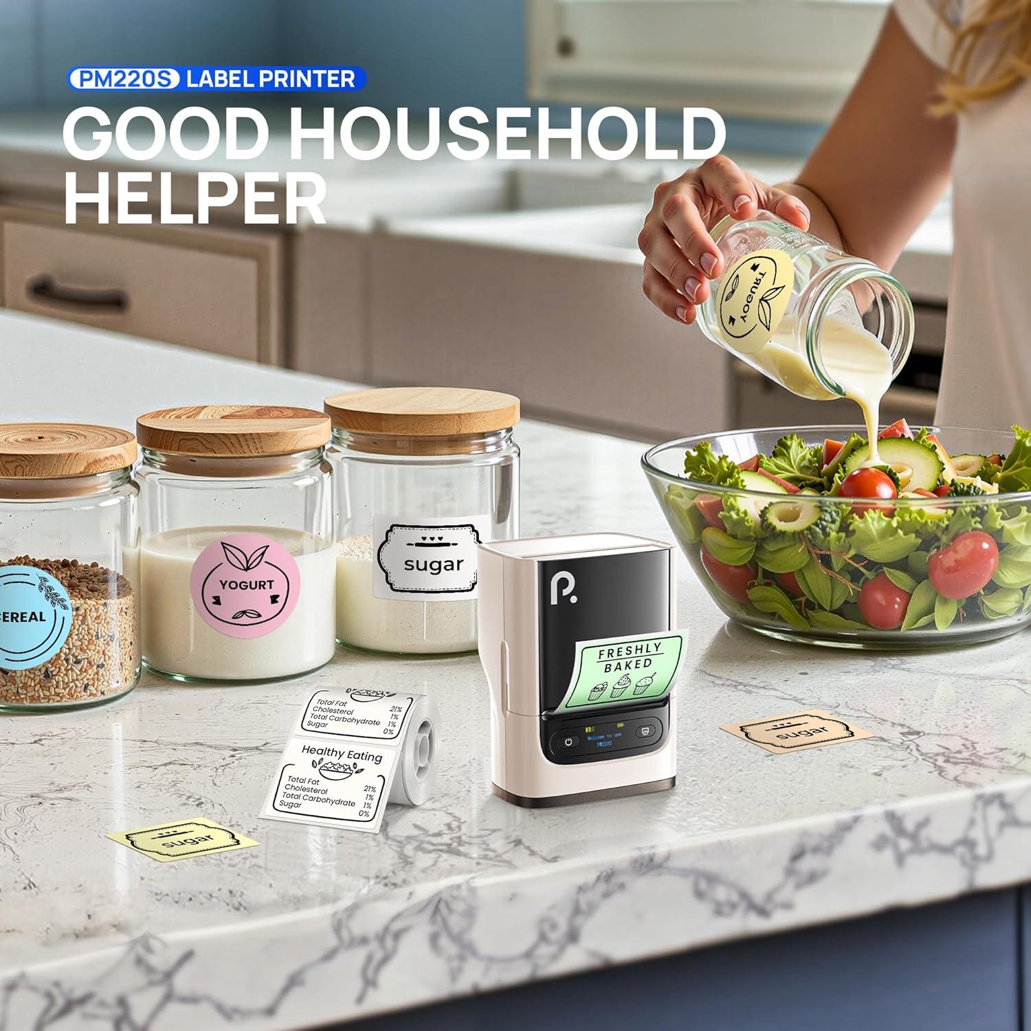 Impresora Térmica Portátil POLONO PM220S Bluetooth 2" Beige