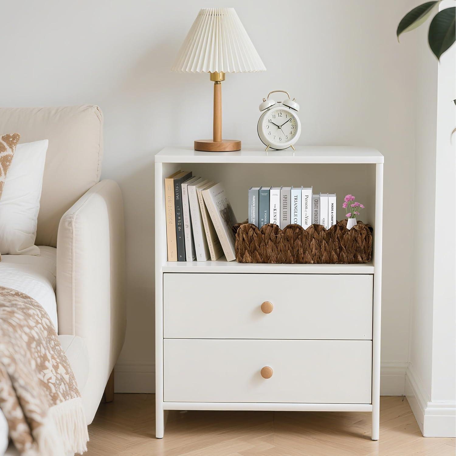 Cesta de Almacenamiento TIMMIUWU de Juncos de Agua Marrón