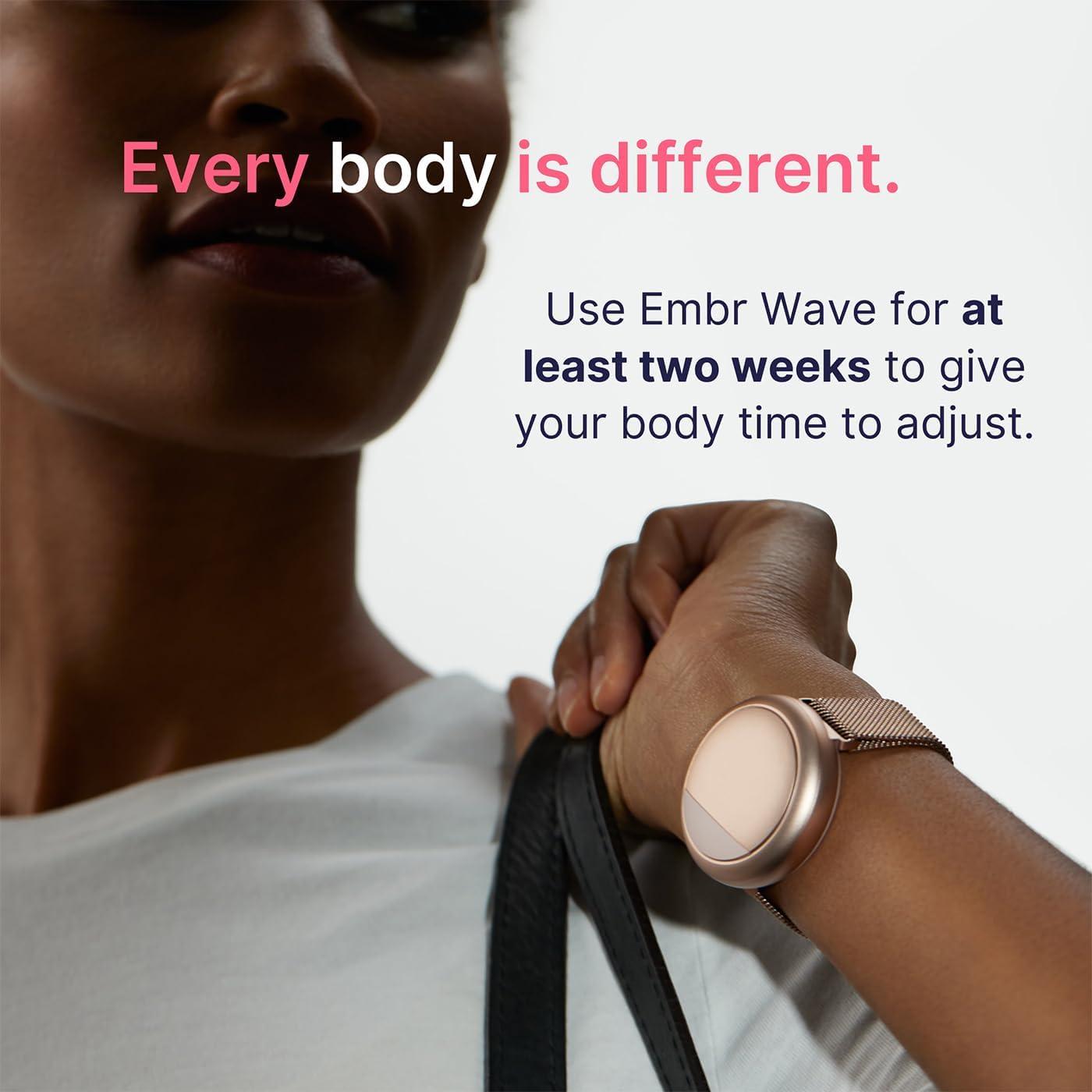 Pulsera Enfriadora Embr Wave 2 - Alivio Térmico Oro Rosa