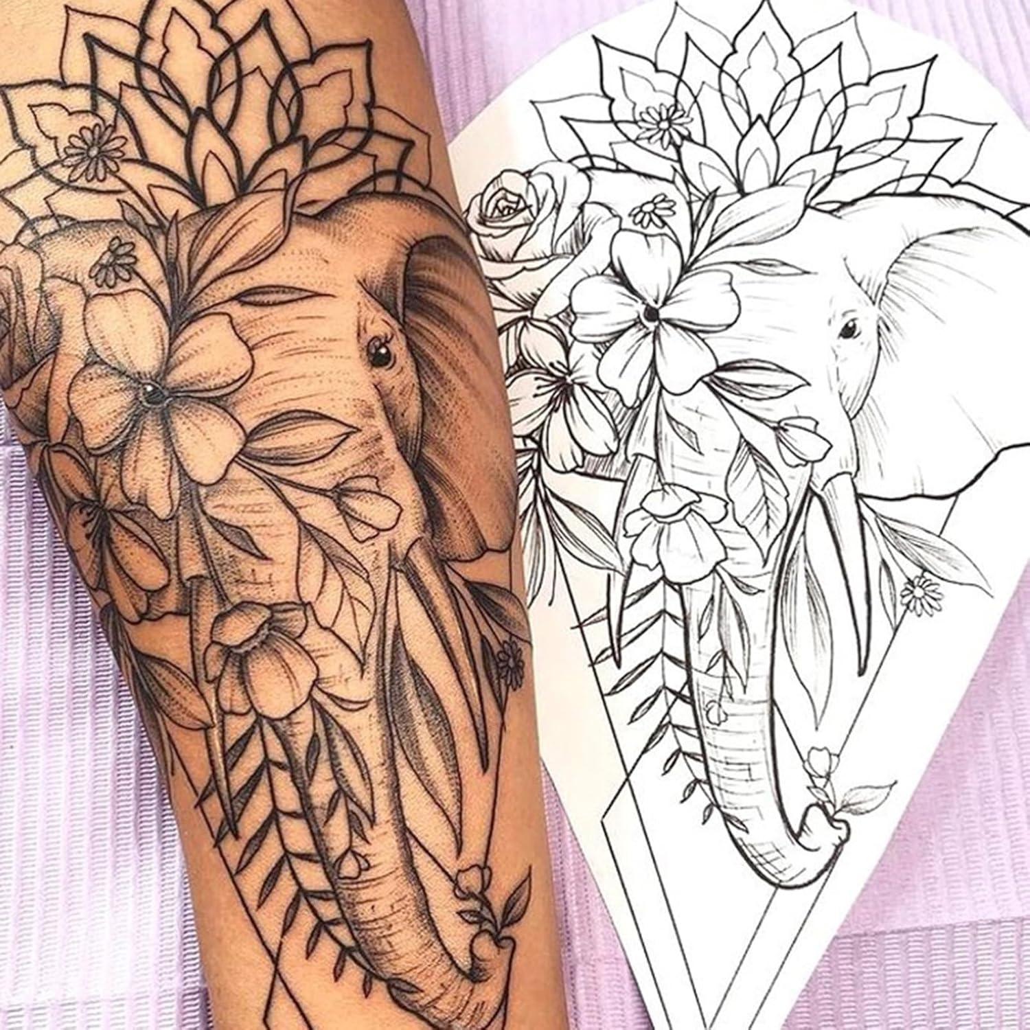 Papel de Transferencia de Tatuaje Rayyl - 50 Hojas A4 4 Capas