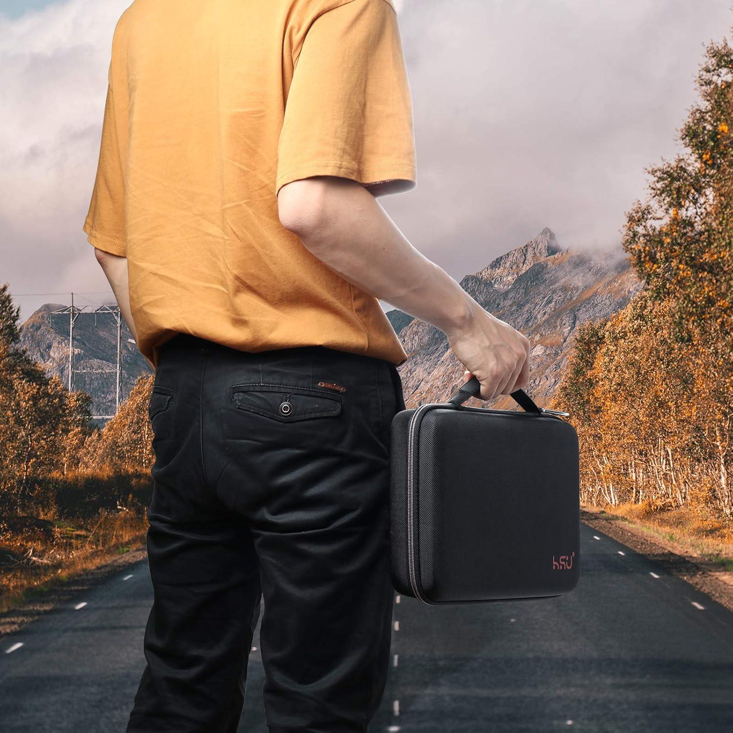 Funda Grande HSU para GoPro Hero 13/12/11/10/9/8/7/6/5/4/3 y Accesorios - Impermeable Rojo