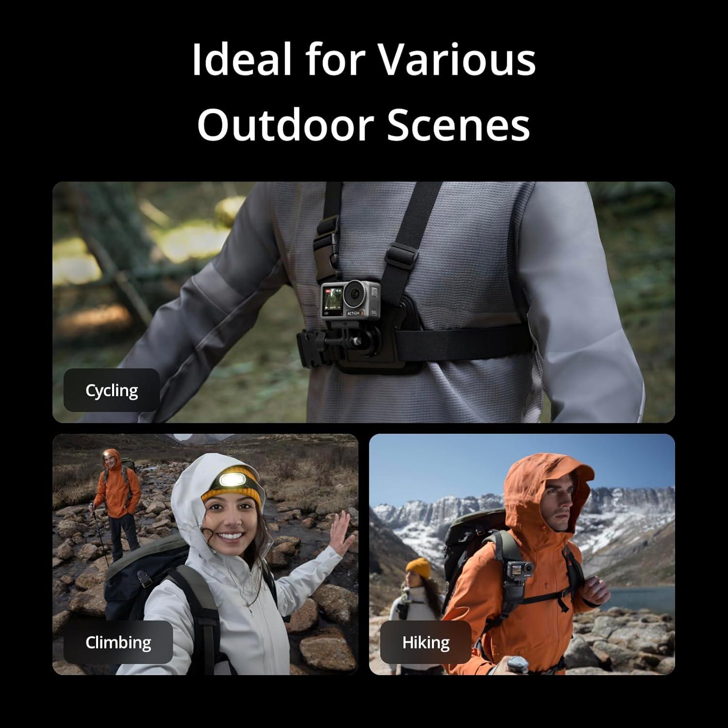 Cámara de Acción 4K DJI Osmo Action 3 Combo Exterior