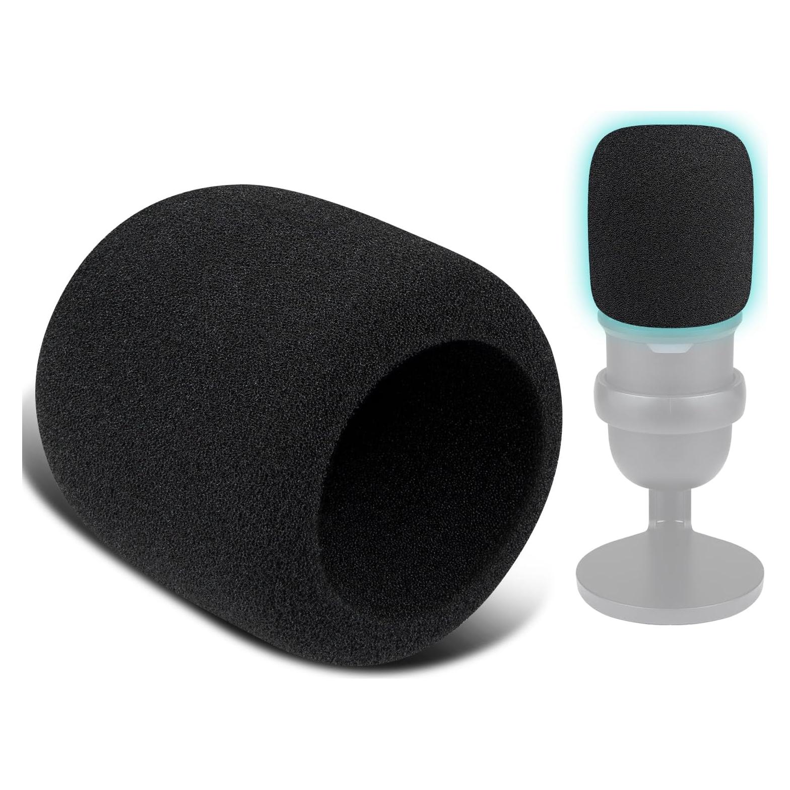 Filtros Pop para Micrófonos SOULWIT - 2 Pcs Espuma Negra