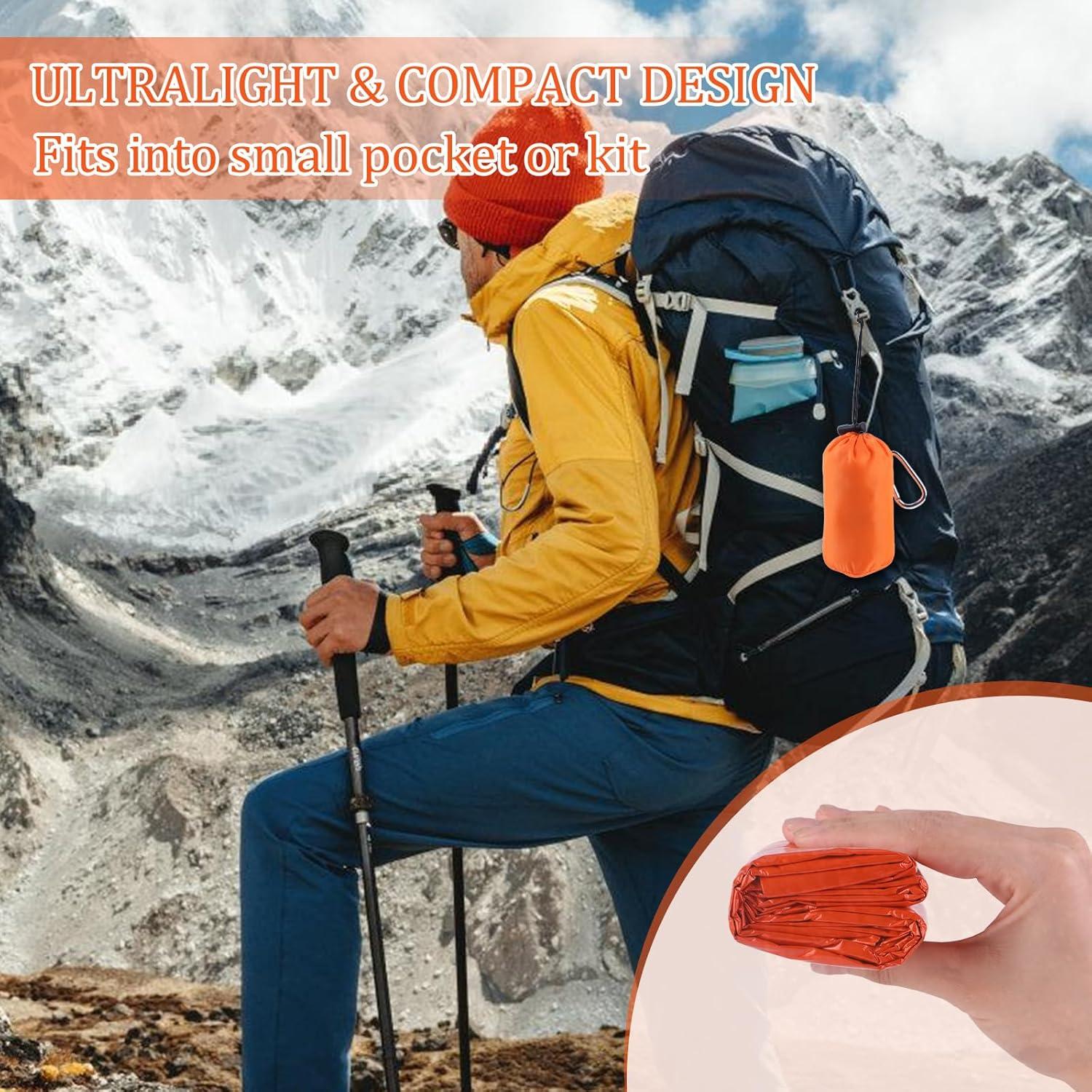 Saco de Dormir de Emergencia EtsRmi - Manta Térmica Impermeable