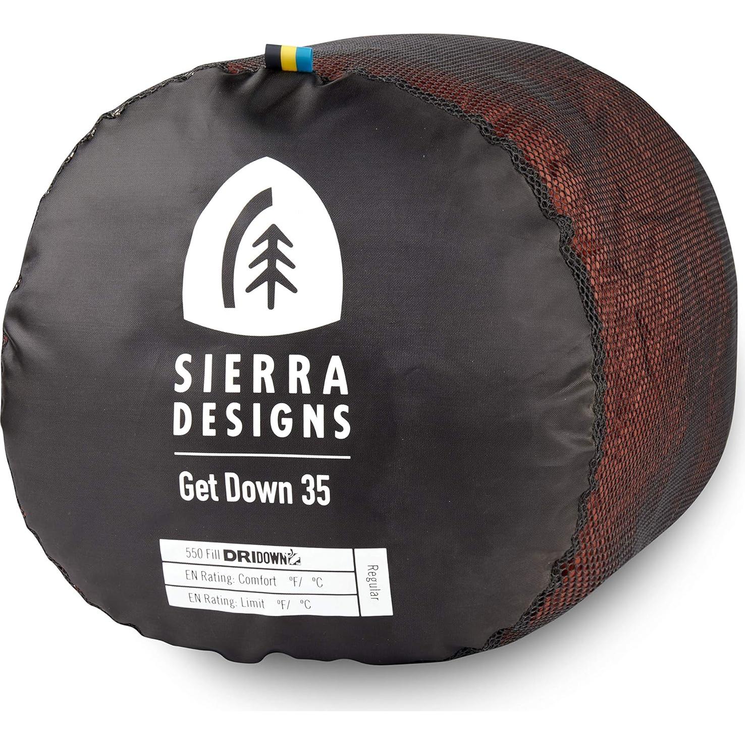 Saco de Dormir Momia Sierra Designs DriDown 1°C 550 Relleno